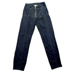 Prairie Underground Girdle Jeans‎ Waist 25" Hip 28" Black Seattle Grunge Retro